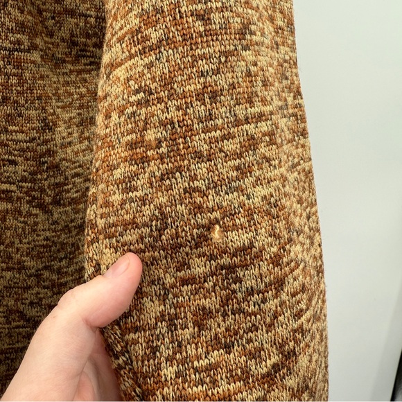 Eddie Bauer NWT 1/4 Zip Fleece Pullover Men's Size Small Rust Heather - Picture 9 of 11